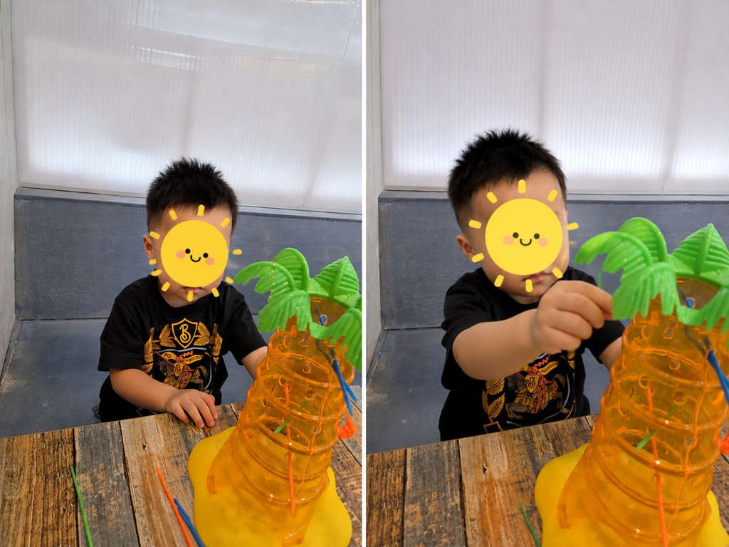 대전 은행동 아이와 보드게임을 즐기는 모습